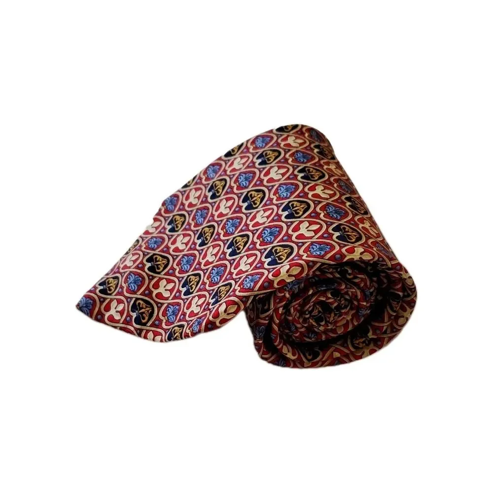 Robert Talbott Classic Jacquard 100% Silk Necktie Handsewn In USA